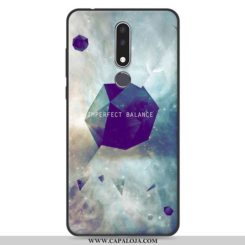 Capa Nokia 3.1 Plus Soft Tendencia Antiqueda Azul, Capas Nokia 3.1 Plus Protetoras Promoção