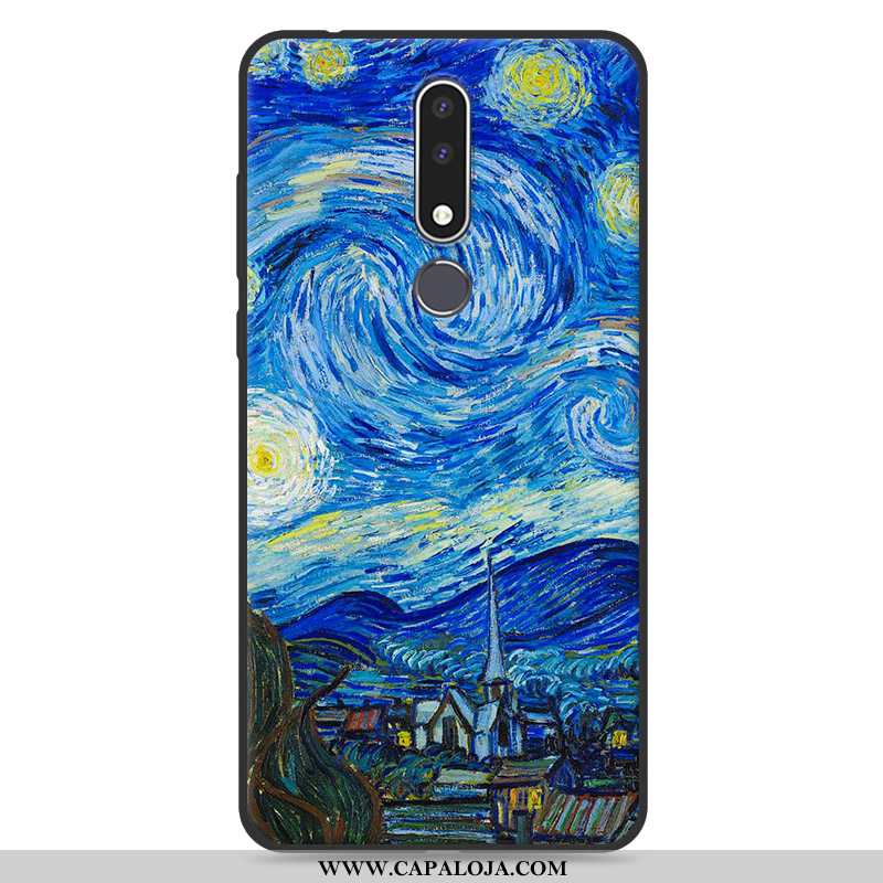 Capa Nokia 3.1 Plus Soft Tendencia Antiqueda Azul, Capas Nokia 3.1 Plus Protetoras Promoção