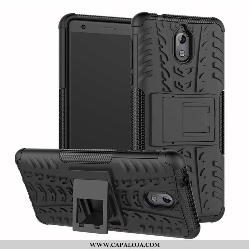 Capa Nokia 3.1 Protetoras Telemóvel Antiqueda Suporte Laranja, Capas Nokia 3.1 Silicone Venda