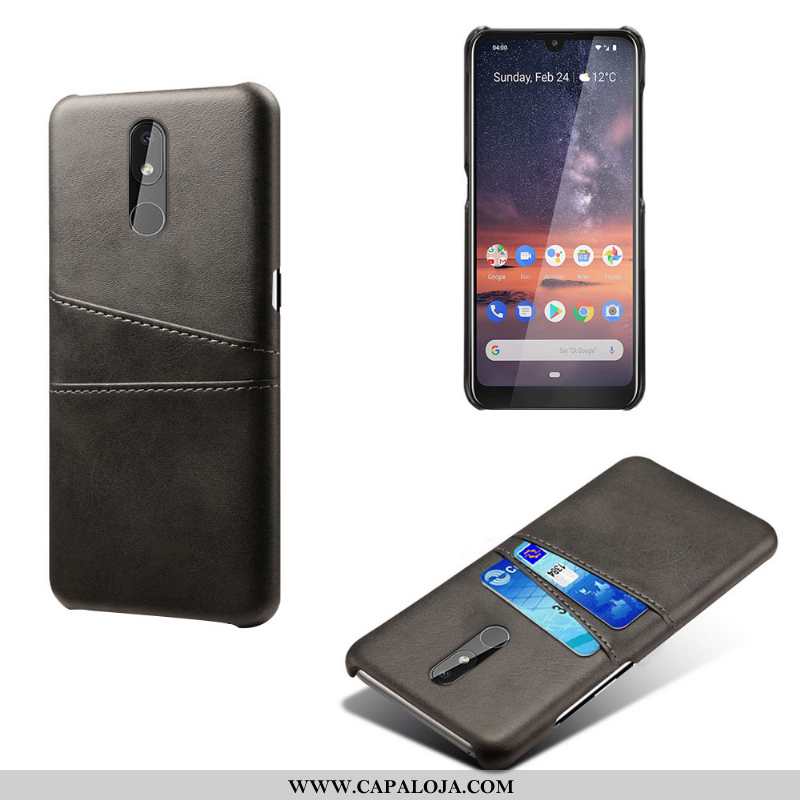 Capa Nokia 3.2 Couro Cases Vermelha Telemóvel Vermelho, Capas Nokia 3.2 Protetoras Baratas