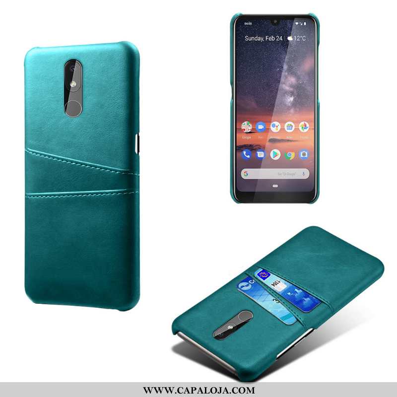 Capa Nokia 3.2 Couro Cases Vermelha Telemóvel Vermelho, Capas Nokia 3.2 Protetoras Baratas