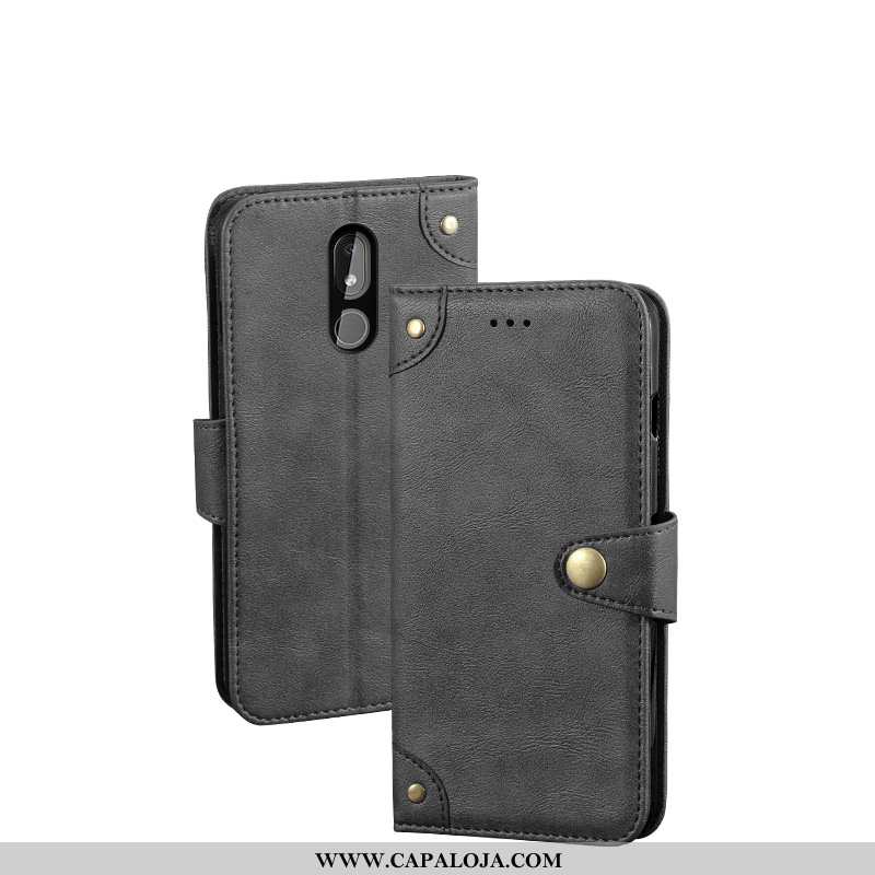 Capa Nokia 3.2 Criativas Capas Cover Couro Caqui, Nokia 3.2 Vintage Venda