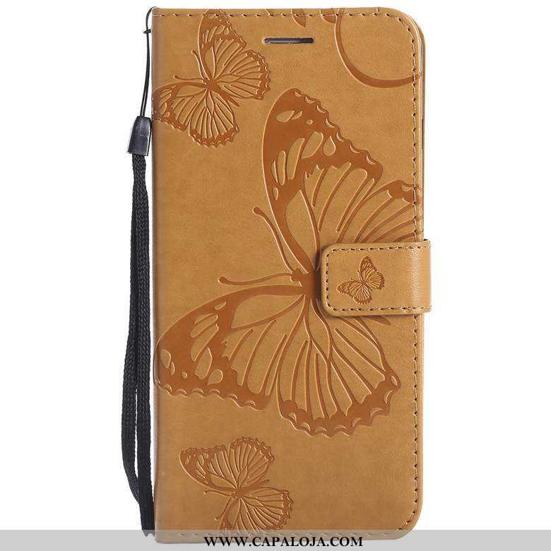 Capa Nokia 3.2 Soft Feminino Couro Cases Amarelo, Capas Nokia 3.2 Protetoras Barato