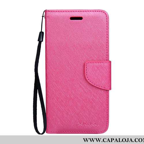 Capa Nokia 4.2 Couro Vermelha Cases Seda Rosa, Capas Nokia 4.2 Protetoras Baratas