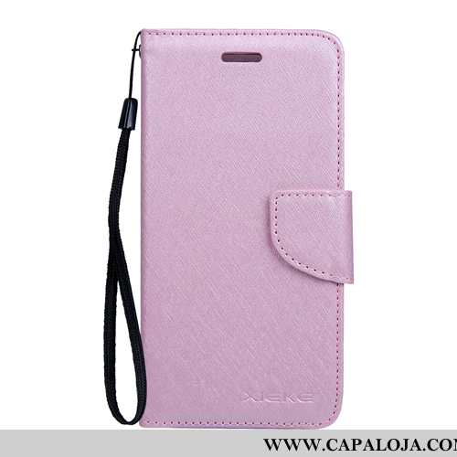 Capa Nokia 4.2 Couro Vermelha Cases Seda Rosa, Capas Nokia 4.2 Protetoras Baratas