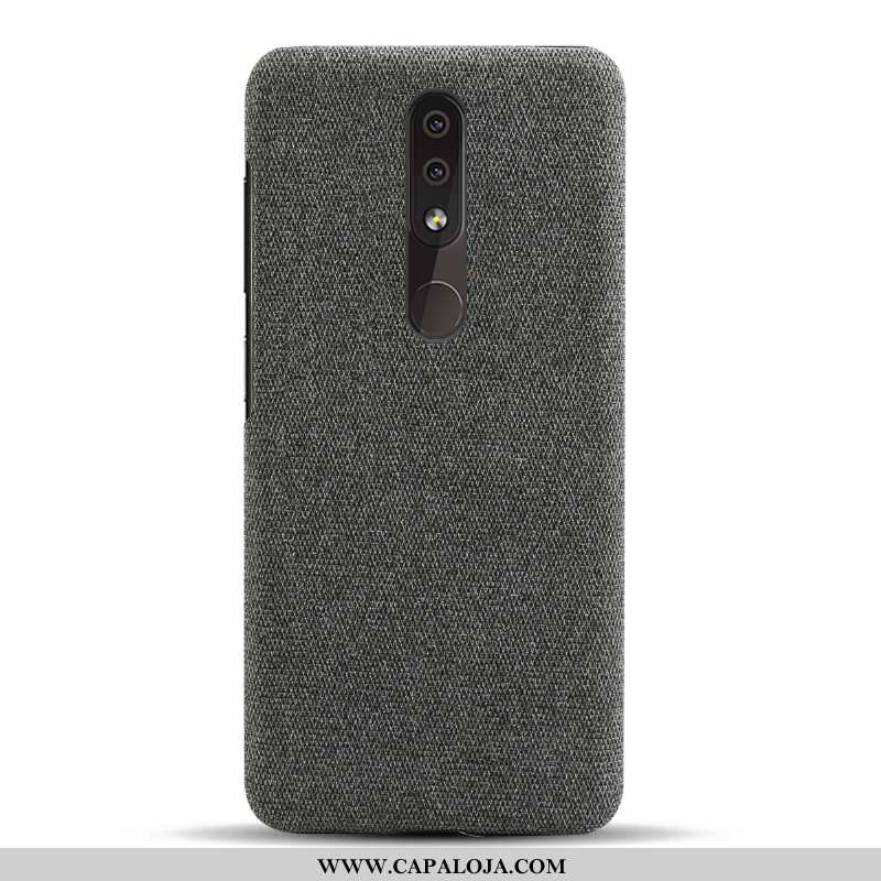 Capa Nokia 4.2 Slim Frente Telemóvel Cases Cinza, Capas Nokia 4.2 Protetoras Promoção