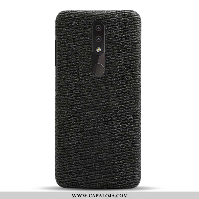 Capa Nokia 4.2 Slim Frente Telemóvel Cases Cinza, Capas Nokia 4.2 Protetoras Promoção