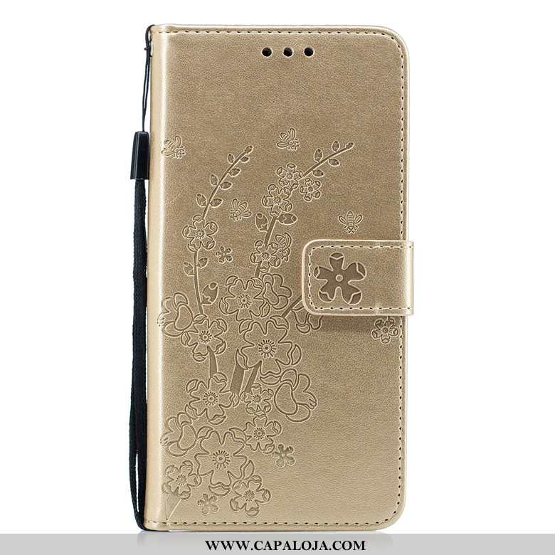 Capa Nokia 5.1 Couro Antiqueda Cover Cases Dourado, Capas Nokia 5.1 Protetoras Comprar