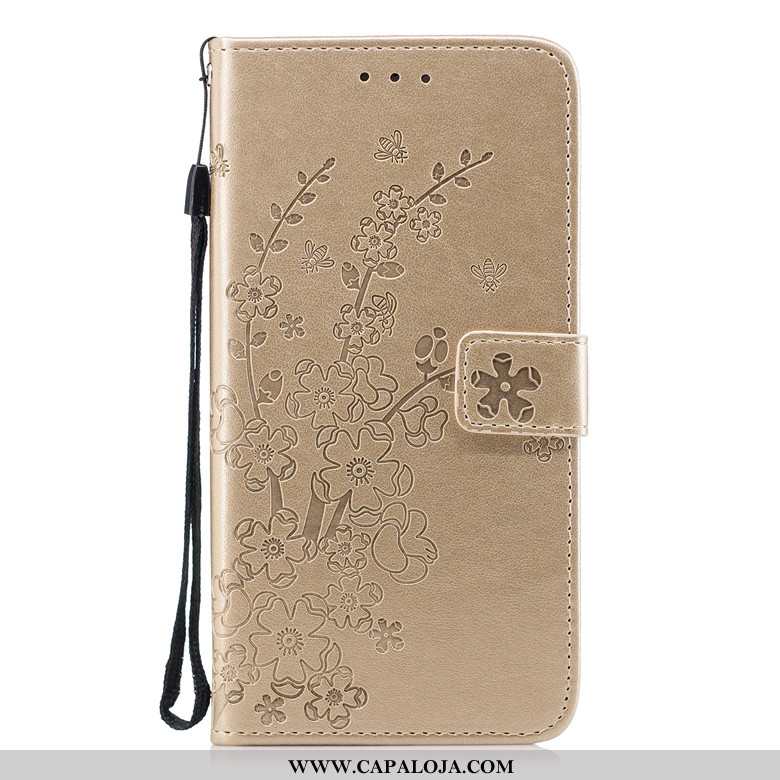 Capa Nokia 5.1 Couro Antiqueda Cover Cases Dourado, Capas Nokia 5.1 Protetoras Comprar