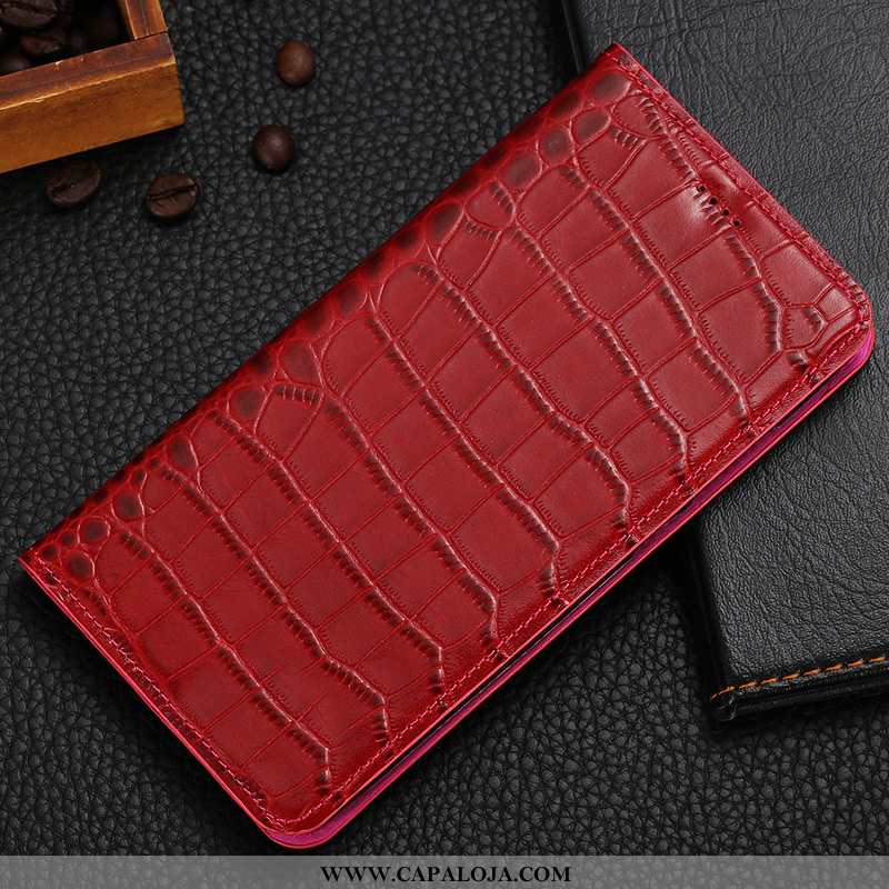 Capa Nokia 5.1 Plus Couro Nova Protetoras Legitimo Cover Vermelho, Capas Nokia 5.1 Plus Soft Comprar