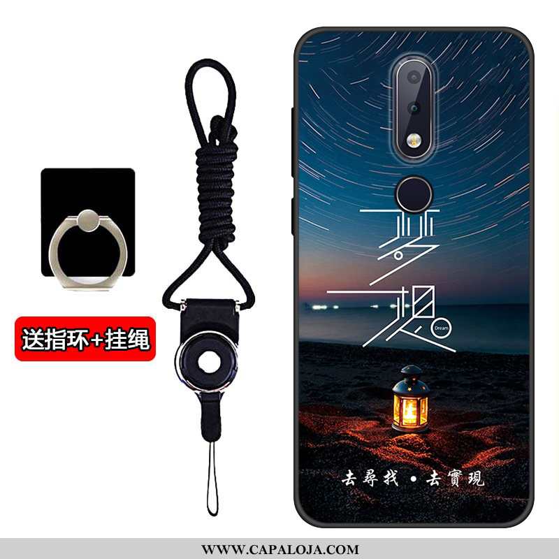 Capa Nokia 5.1 Plus Silicone Cinza Masculino Antiqueda, Capas Nokia 5.1 Plus Tendencia Barato