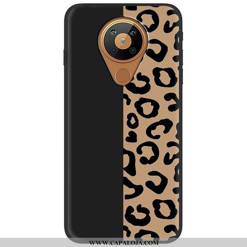 Capa Nokia 5.3 Desenho Animado Fosco Soft Cases Preto, Capas Nokia 5.3 Bonitos Promoção