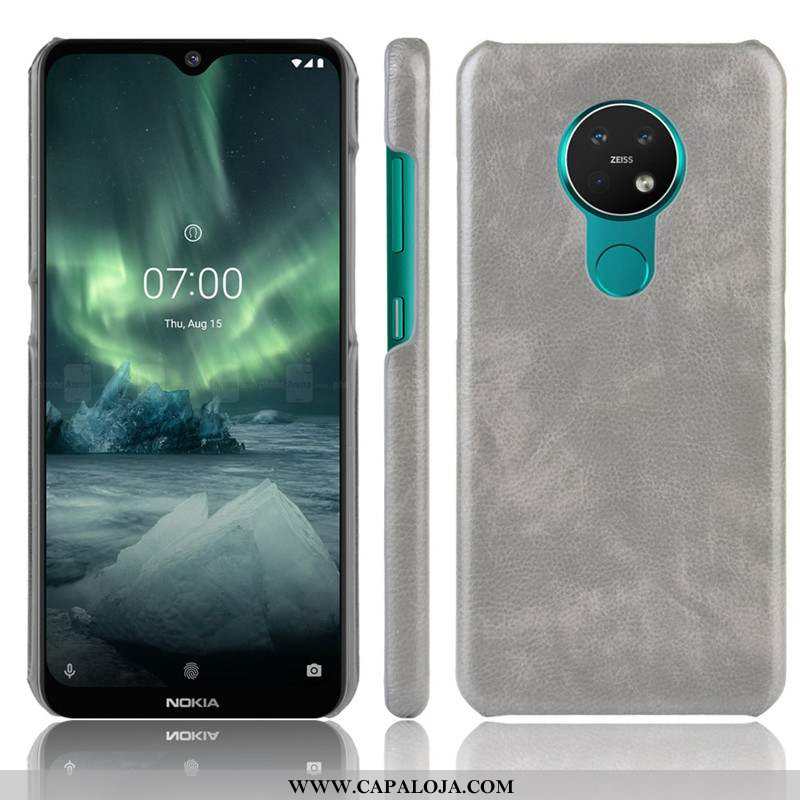 Capa Nokia 6.2 Couro Capas Marrom Antiderrapante Castanho, Nokia 6.2 Super Barato