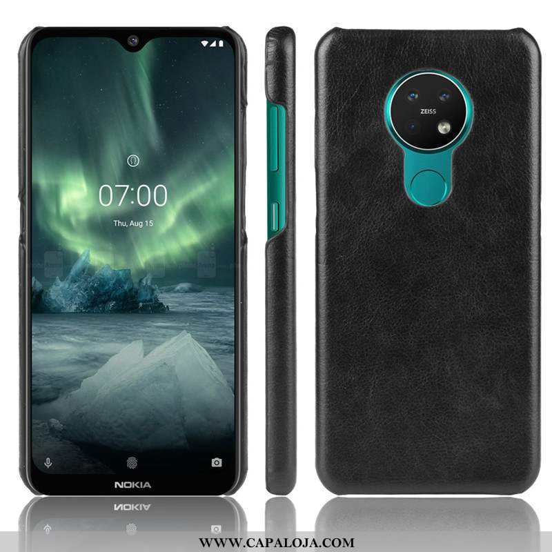 Capa Nokia 6.2 Couro Capas Marrom Antiderrapante Castanho, Nokia 6.2 Super Barato