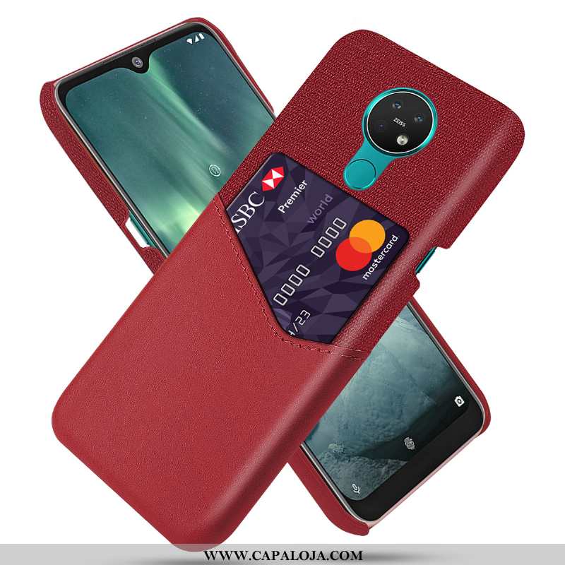 Capa Nokia 6.2 Protetoras Cases Telemóvel Frente Vermelho, Capas Nokia 6.2 Slim Venda