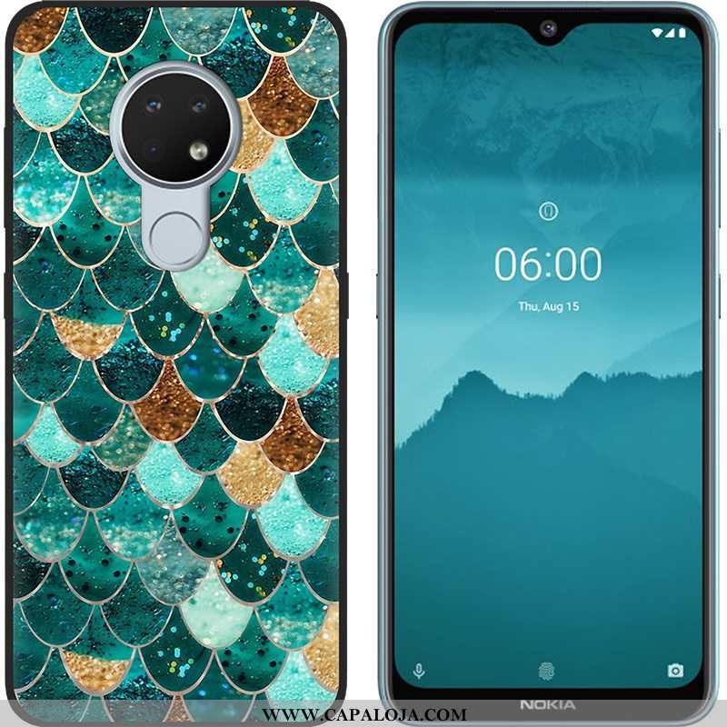 Capa Nokia 6.2 Tendencia Verde Criativas Pintado, Capas Nokia 6.2 Soft Promoção