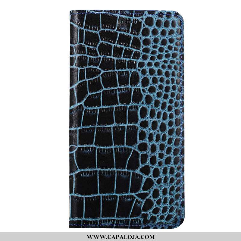 Capa Nokia 7.1 Couro Cover Telemóvel Azul, Capas Nokia 7.1 Protetoras Promoção