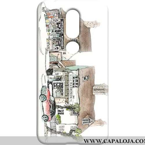 Capa Nokia 7.1 Protetoras Resistente Branco Telemóvel, Capas Nokia 7.1 Cases Online