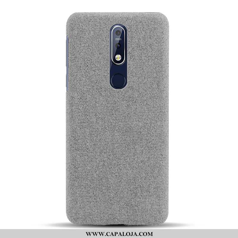 Capa Nokia 7.1 Slim Antiqueda Telemóvel Cases Preto, Capas Nokia 7.1 Protetoras Venda