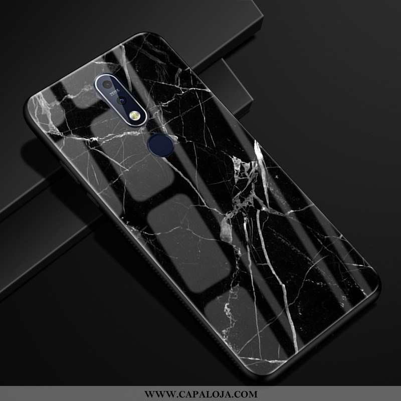 Capa Nokia 7.1 Vidro Antiqueda Protetoras Capas Castanho, Nokia 7.1 Criativas Baratas