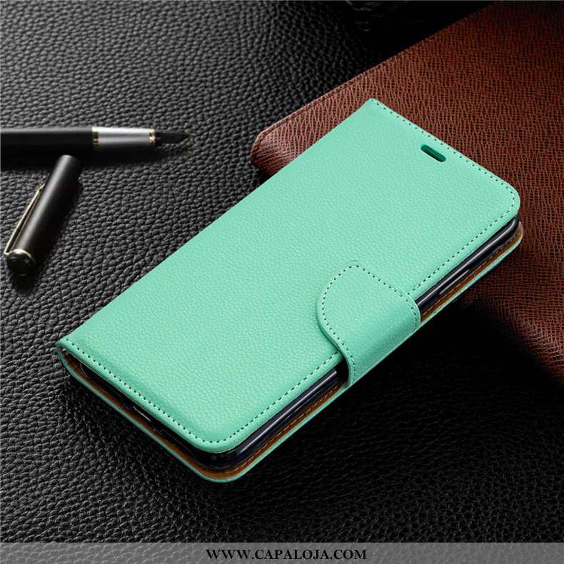 Capa Nokia 7.2 Couro Masculino Novas Minimalista Verde, Capas Nokia 7.2 Tendencia Baratos