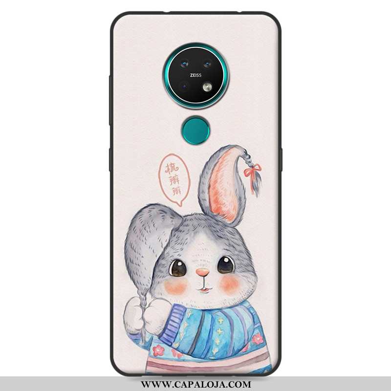 Capa Nokia 7.2 Desenho Animado Cinza Telinha Cases, Capas Nokia 7.2 Soft Venda