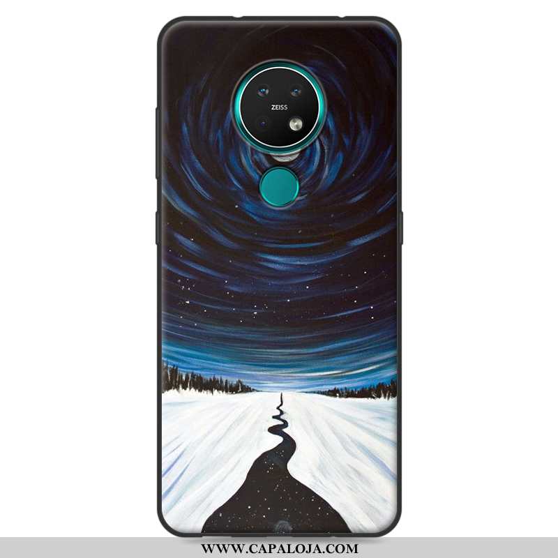 Capa Nokia 7.2 Desenho Animado Cinza Telinha Cases, Capas Nokia 7.2 Soft Venda