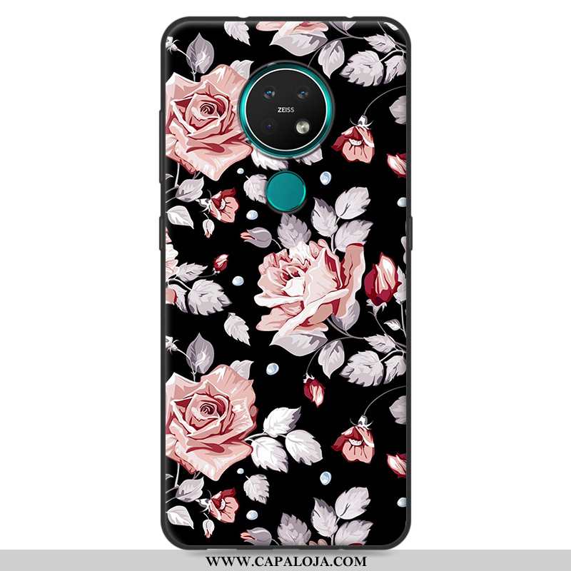 Capa Nokia 7.2 Fofas Telemóvel Capas Feminino Bege, Nokia 7.2 Soft Barato