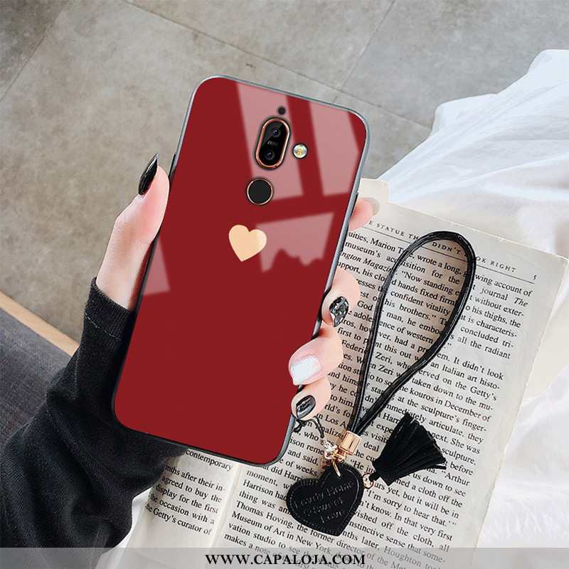 Capa Nokia 7 Plus Personalizado Nova Capas Soft Vermelho, Nokia 7 Plus Criativas Promoção