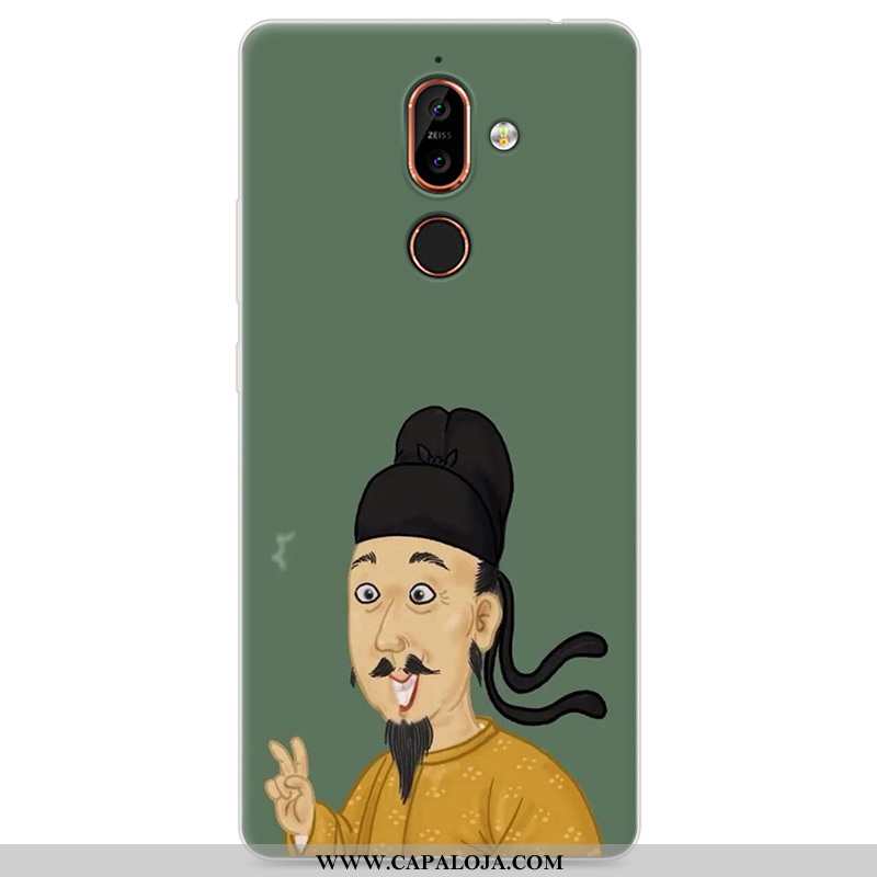 Capa Nokia 7 Plus Silicone Capas Telemóvel Masculino Amarelo, Nokia 7 Plus Criativas Online