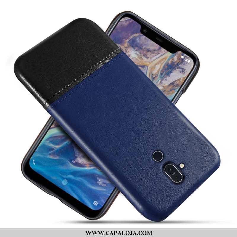 Capa Nokia 8.1 Personalizada Cases Capas Antiqueda Castanho, Nokia 8.1 Couro Baratos