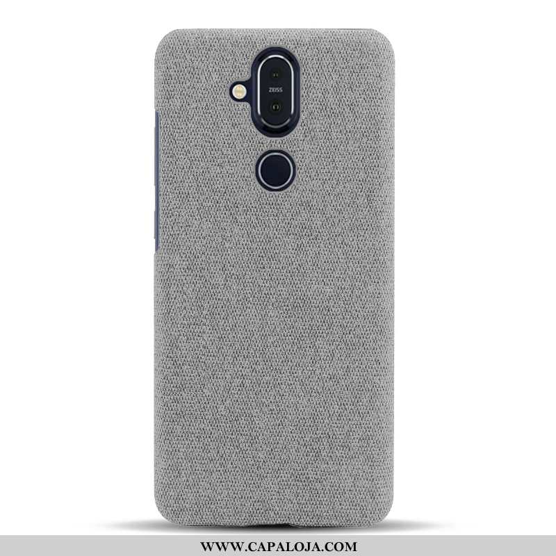 Capa Nokia 8.1 Protetoras Antiqueda Cases Preto, Capas Nokia 8.1 Slim Baratos