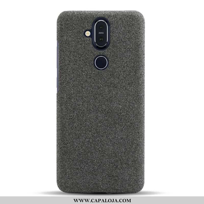 Capa Nokia 8.1 Protetoras Antiqueda Cases Preto, Capas Nokia 8.1 Slim Baratos