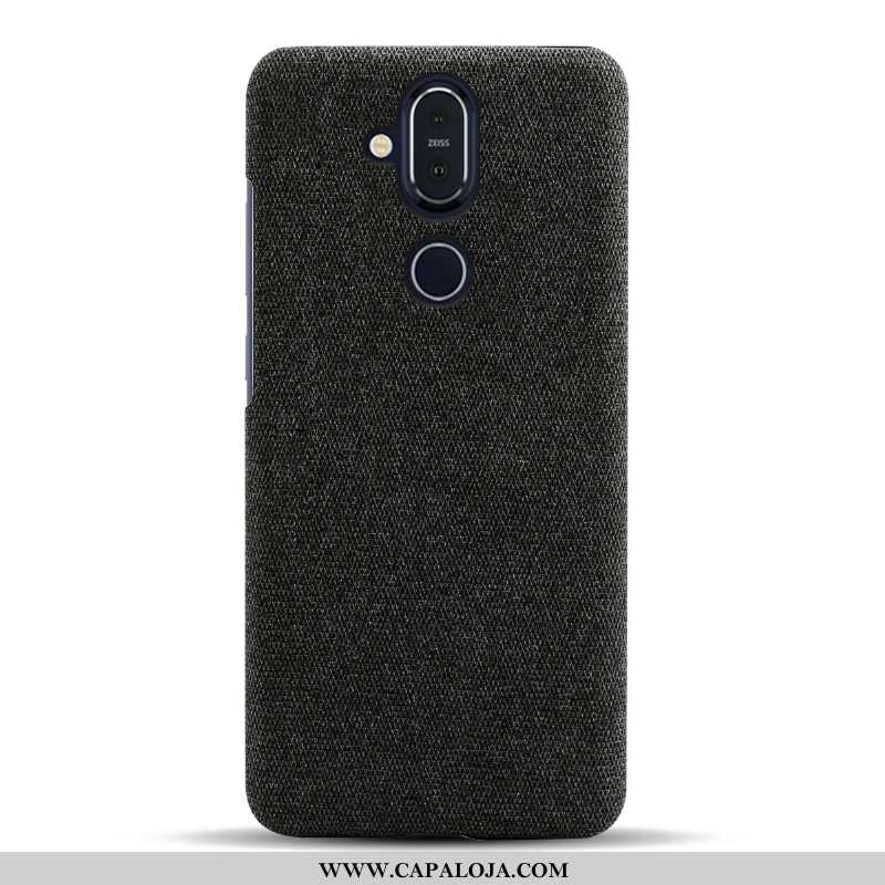 Capa Nokia 8.1 Protetoras Antiqueda Cases Preto, Capas Nokia 8.1 Slim Baratos