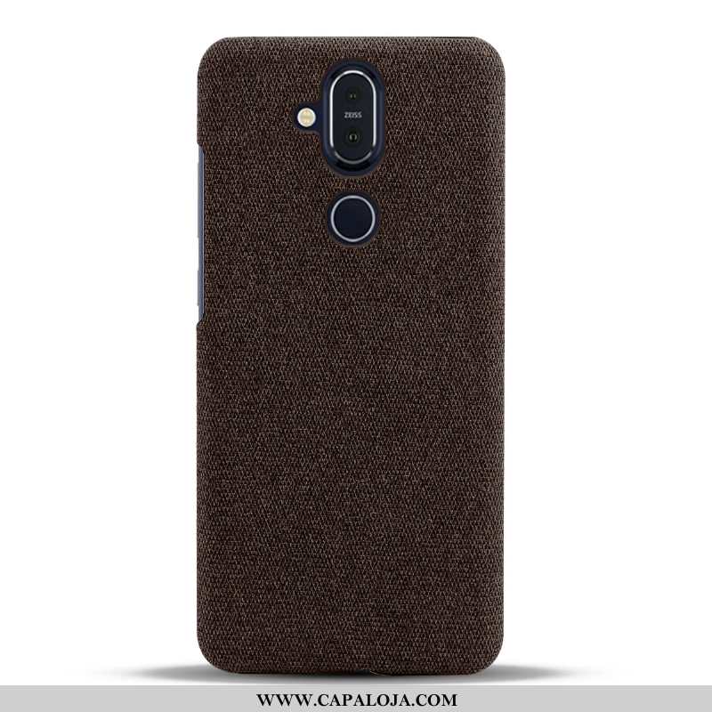 Capa Nokia 8.1 Protetoras Antiqueda Cases Preto, Capas Nokia 8.1 Slim Baratos