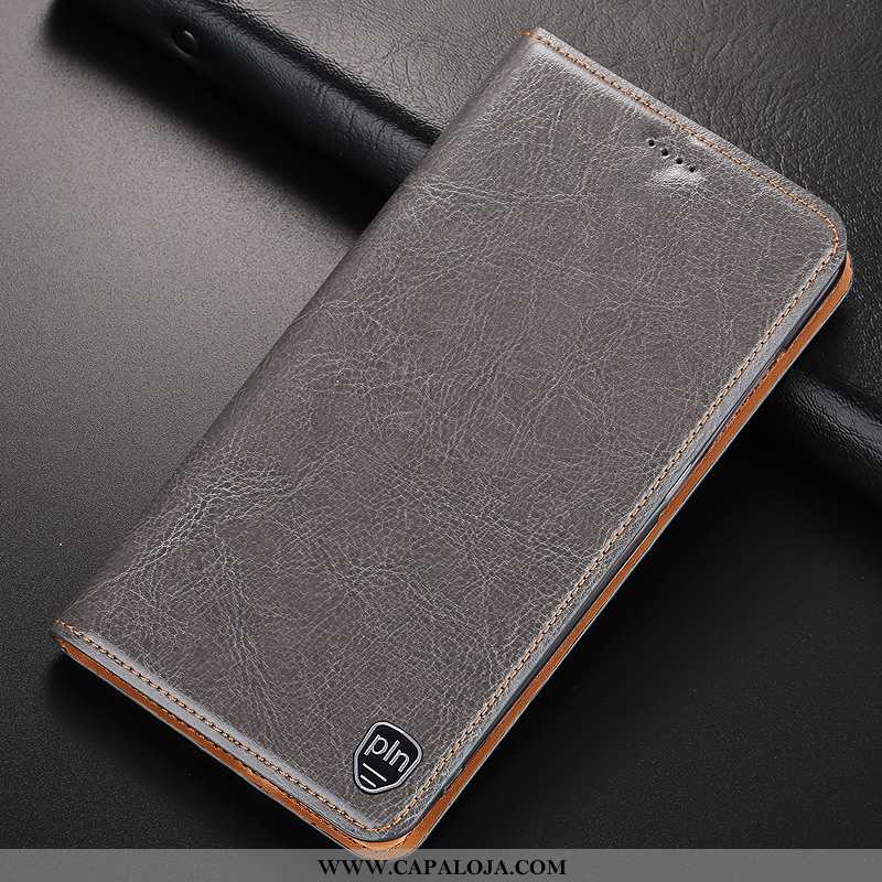 Capa Nokia 8.1 Protetoras Antiqueda Cover Capas Cinza, Nokia 8.1 Couro Legitimo Baratas