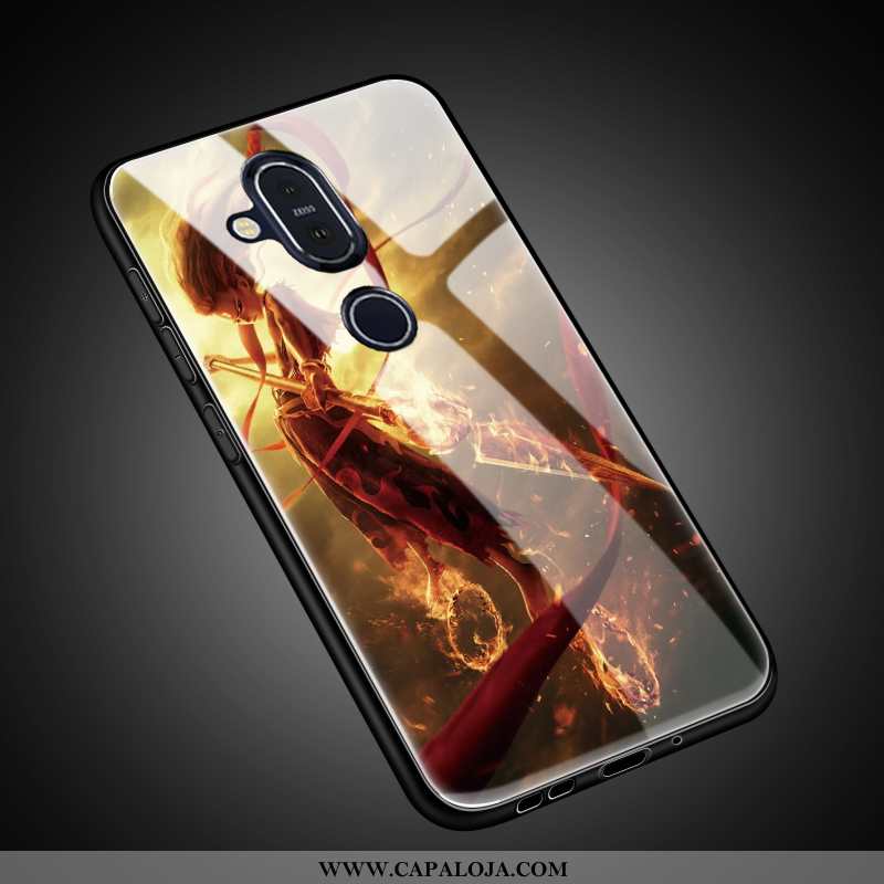 Capa Nokia 8.1 Protetoras Dourada Antiqueda Fofas Dourado, Capas Nokia 8.1 Vidro Baratas