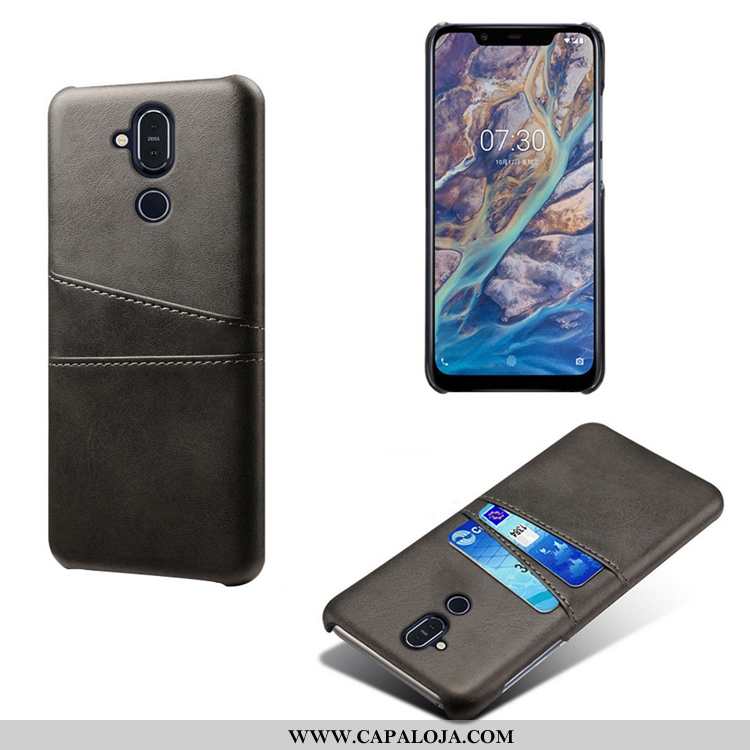 Capa Nokia 8.1 Slim Couro Vaca Super Amarelo, Capas Nokia 8.1 Couro Comprar