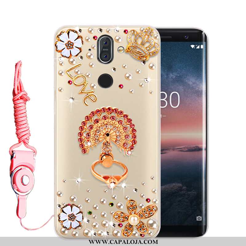 Capa Nokia 8 Sirocco Soft High Antiqueda Capas Dourado, Nokia 8 Sirocco Protetoras Online