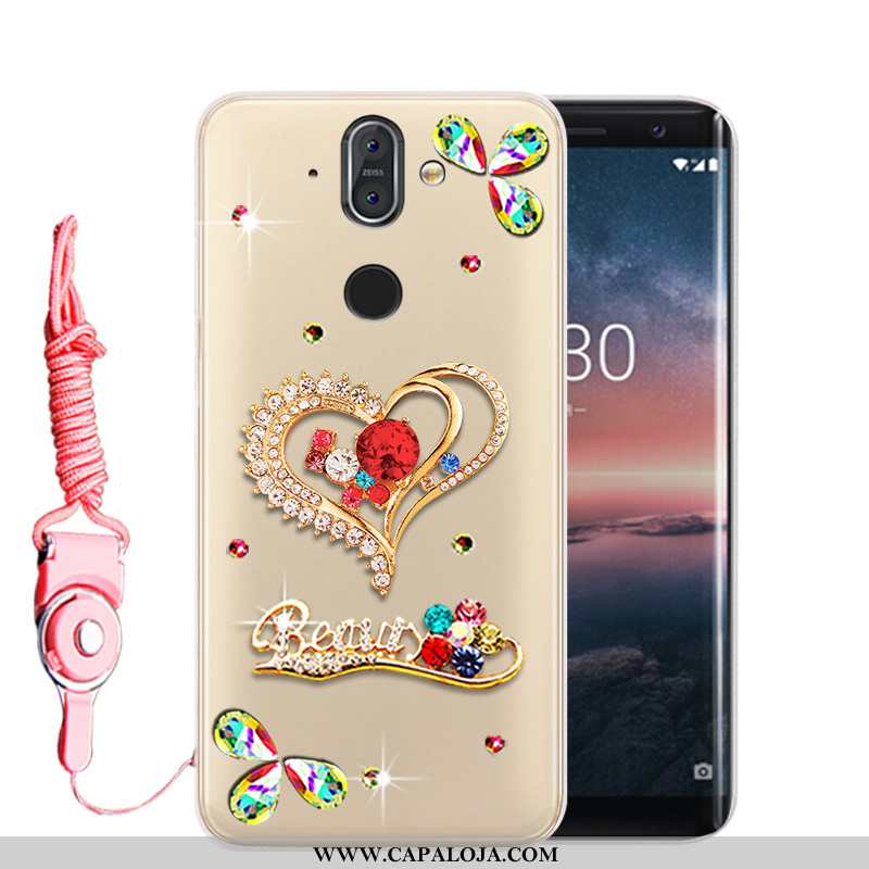 Capa Nokia 8 Sirocco Soft High Antiqueda Capas Dourado, Nokia 8 Sirocco Protetoras Online