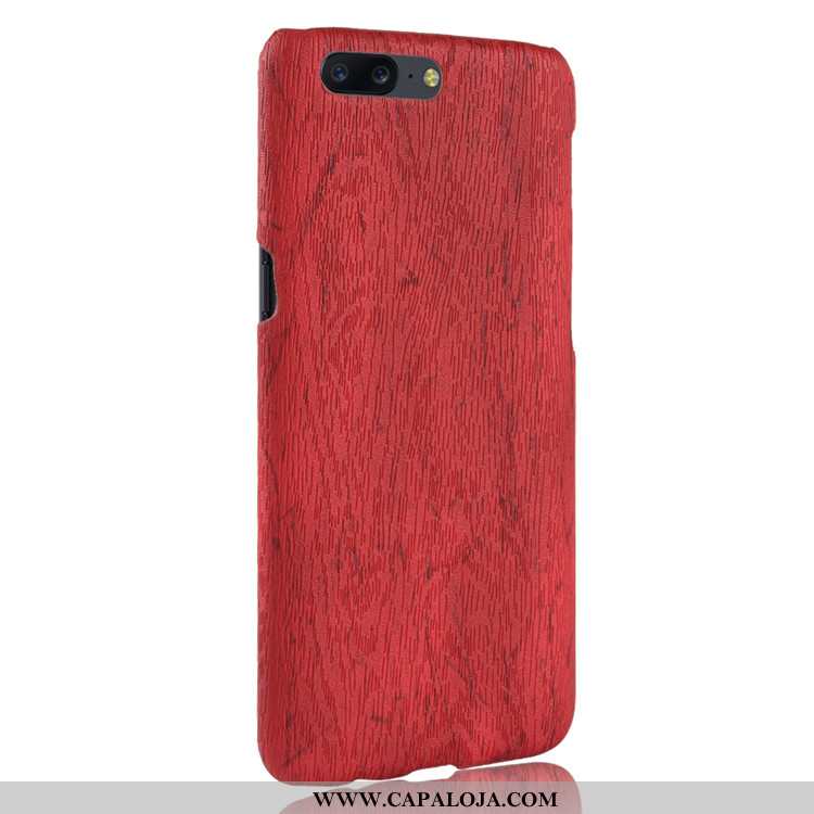 Capa Oneplus 5 Couro Roxa Vintage Telemóvel Roxo, Capas Oneplus 5 Madeira Barato