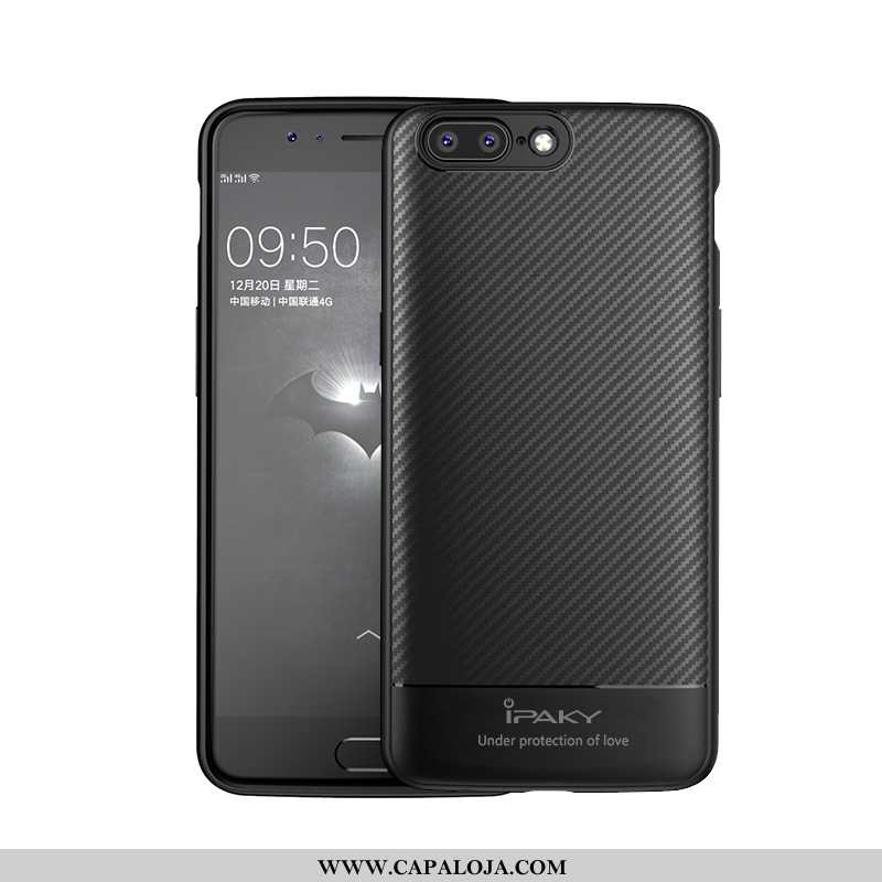 Capa Oneplus 5 Silicone Capas Telemóvel Fibra Preto, Oneplus 5 Protetoras Venda