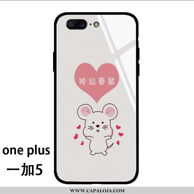 Capa Oneplus 5 Vidro Silicone Para Reveillon Criativas Branco, Capas Oneplus 5 Personalizado Baratos