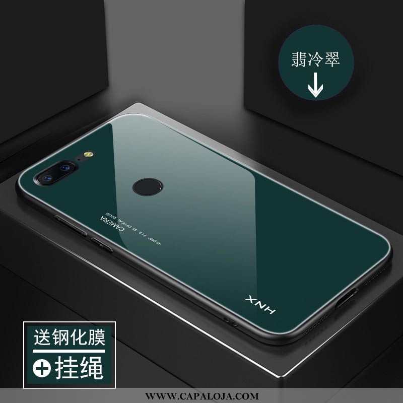 Capa Oneplus 5t Personalizado Silicone Telemóvel Antiqueda Verde, Capas Oneplus 5t Tendencia Baratas