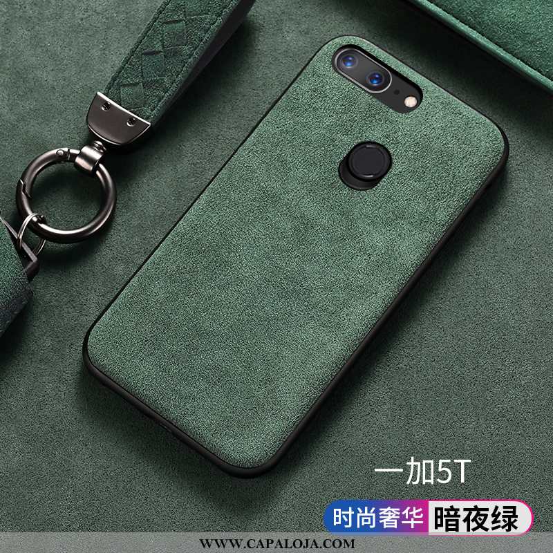 Capa Oneplus 5t Silicone Personalizada Casaco De Pele Cases Verde, Capas Oneplus 5t Luxo Baratas