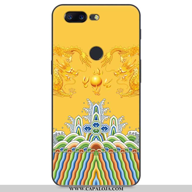 Capa Oneplus 5t Soft Fosco Antiqueda Amarelo, Capas Oneplus 5t Protetoras Barato