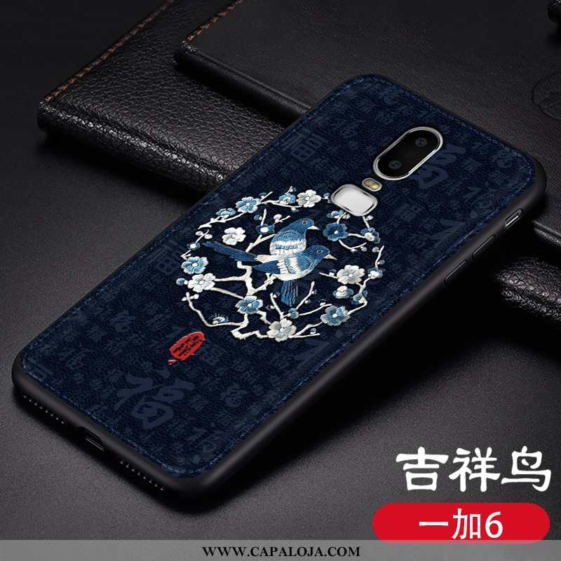 Capa Oneplus 6 Couro Antiqueda Masculino Preto, Capas Oneplus 6 Tendencia Comprar