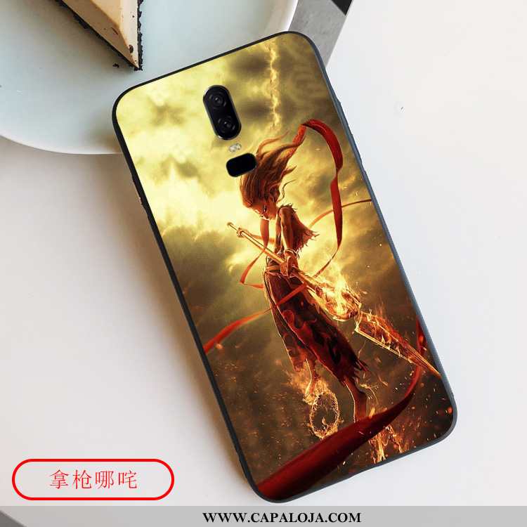 Capa Oneplus 6 Fofas Desenho Animado Telemóvel De Grau Vermelho, Capas Oneplus 6 Slim Baratas