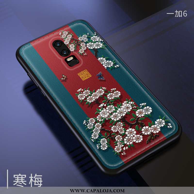 Capa Oneplus 6 Protetoras Antiqueda Estiloso Tendencia Vermelho, Capas Oneplus 6 Silicone Comprar