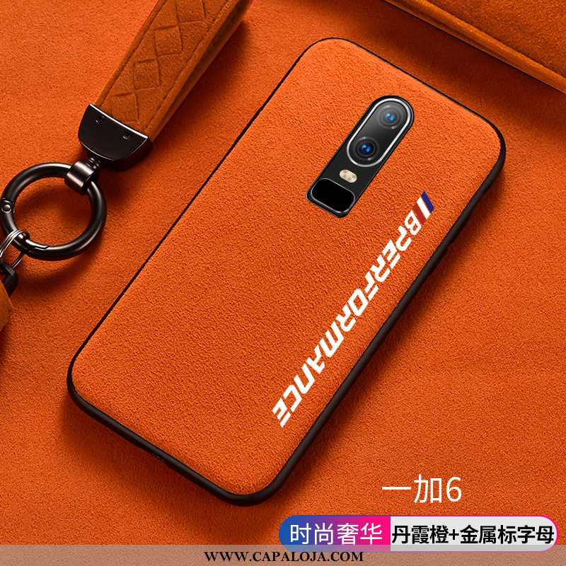 Capa Oneplus 6 Protetoras Feminino Soft Masculino Laranja, Capas Oneplus 6 Silicone Venda